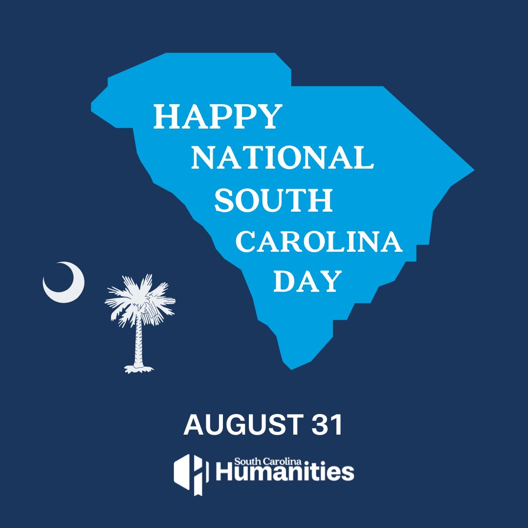 sc_humanities's tweet photo. Today is #NationalSCDay! A day to celebrate and honor the history, people, and culture of the state. This year, #schumanities is celebrating our #50thanniversary and 50 years of celebrating the humanities, arts, and culture of the state. #happynationalsouthcarolinaday https://t.co/SCzfjLkwGQ