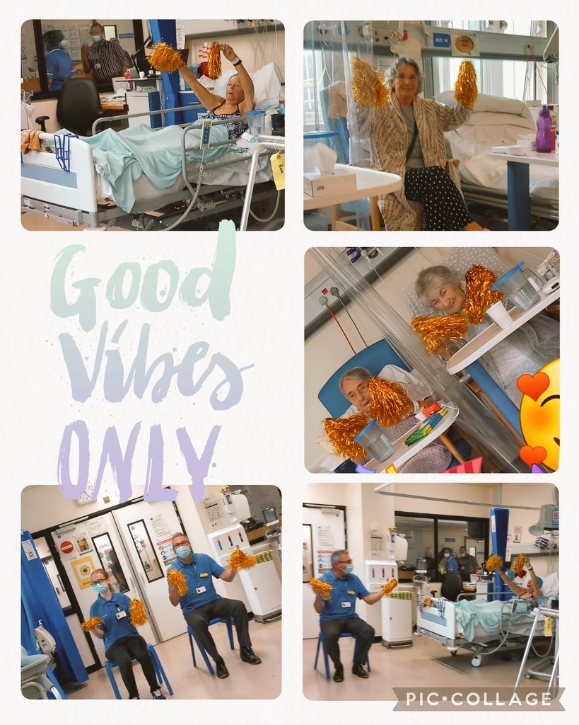 netty_lynette's tweet photo. Meet @davidjago14 our new #volunteer signed off today with his best performance doing #boogiedance on @F9WardROH #happypatients our 2nd chief executive now #volunteering also supporting Maureen H/K #EndPJParalysis #dayskeptawayfromhome @NCA_Volunteers https://t.co/SrGM9wZar3