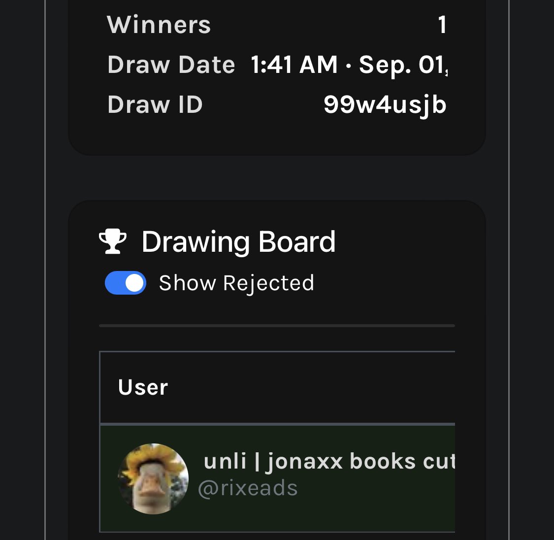 jayhauIs's tweet photo. hello! nag draw na ako ng winner for this one, congrats @rixeads !

u have 24 hrs to claim your prize, will send u a dm ^^ https://t.co/wRwzNvN2h0
