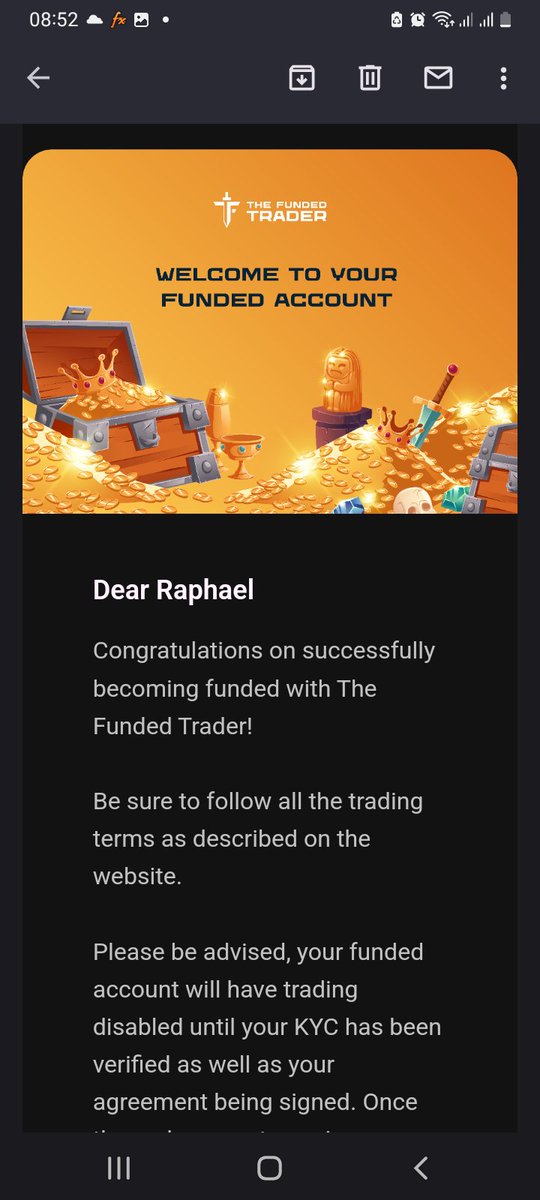 RaphaelWaweru9's tweet image. after 2 years of loosing and hardwork finally im funded with a 25k knight account tft..
i can feel it its the beginning of a good era in my destiny..
#submittotime
#thanks to the @I_Am_The_ICT