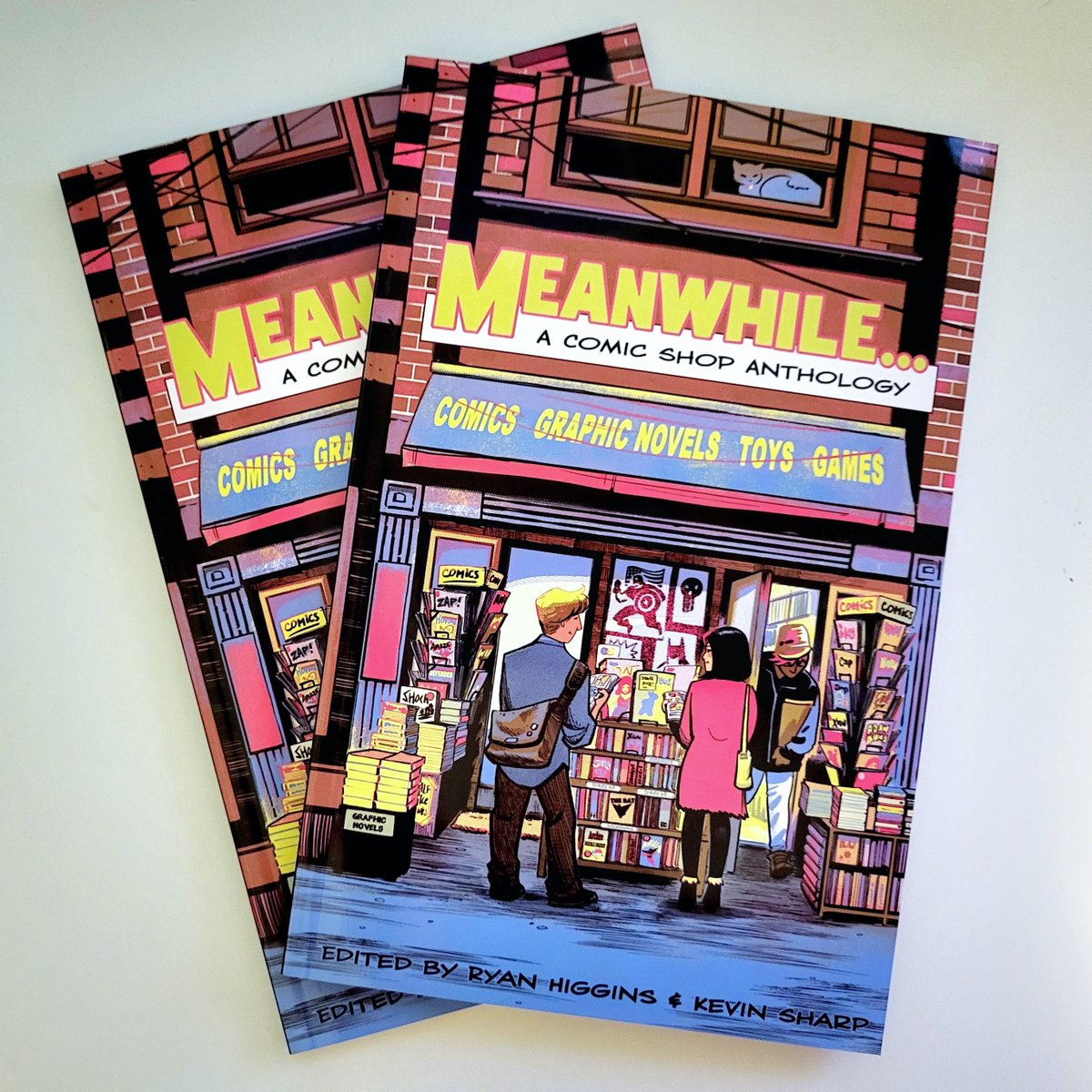 Lynne Yoshii (@protokittyart) on Twitter photo Just received my copies of Meanwhile... A Comic Shop Anthology by @comicsconstore
Huge thanks to
<a href="/thatkevinsharp/">Kevin Sharp</a> and @RyanHigginsRyan for giving artists like me a chance to be a part of this fantastic project! Just received my copies of Meanwhile... A Comic Shop Anthology by @comicsconstore
Huge thanks to
<a href="/thatkevinsharp/">Kevin Sharp</a> and @RyanHigginsRyan for giving artists like me a chance to be a part of this fantastic project!