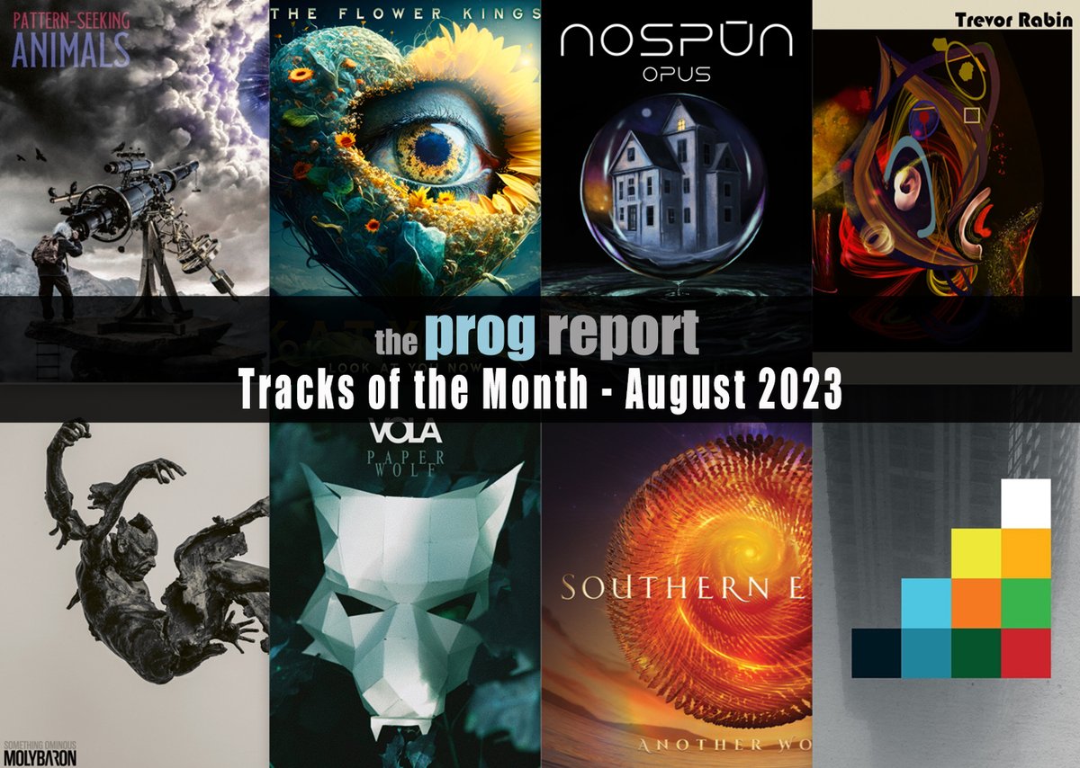 theprogreport's tweet image. Check some of the best songs that came out this month and vote for your Track of the Month for August 2023!
progreport.com/the-prog-repor…

@psanimals1 @TheFlowerKings @nospun_official @trevorrabin #molybaron @volaband @southernempireb @StevenWilsonHQ