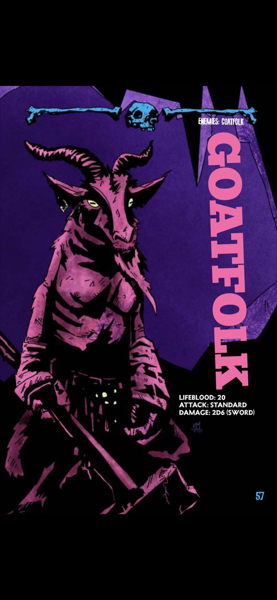 DeeplyDapper's tweet photo. TOMBPUNK has angry goat dudes! Who doesn’t want to face off against one of those in a tomb?? Get it today!

https://t.co/aeOVZnXtis
#ttrpgfamily https://t.co/dy8I5fG4Lp