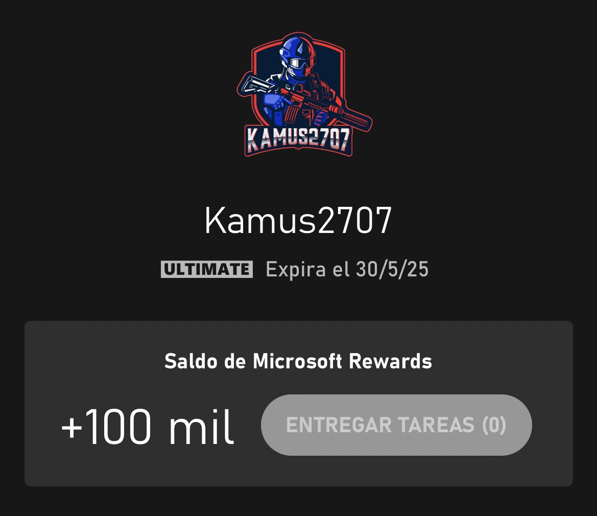 Mr_Williams_27's tweet image. Ale ya puedo decir que he pasado la barrera de los 100k ajajjaja
Esto de los rewards es una maravilla la verdad #RewardsPoints #XboxGamePass