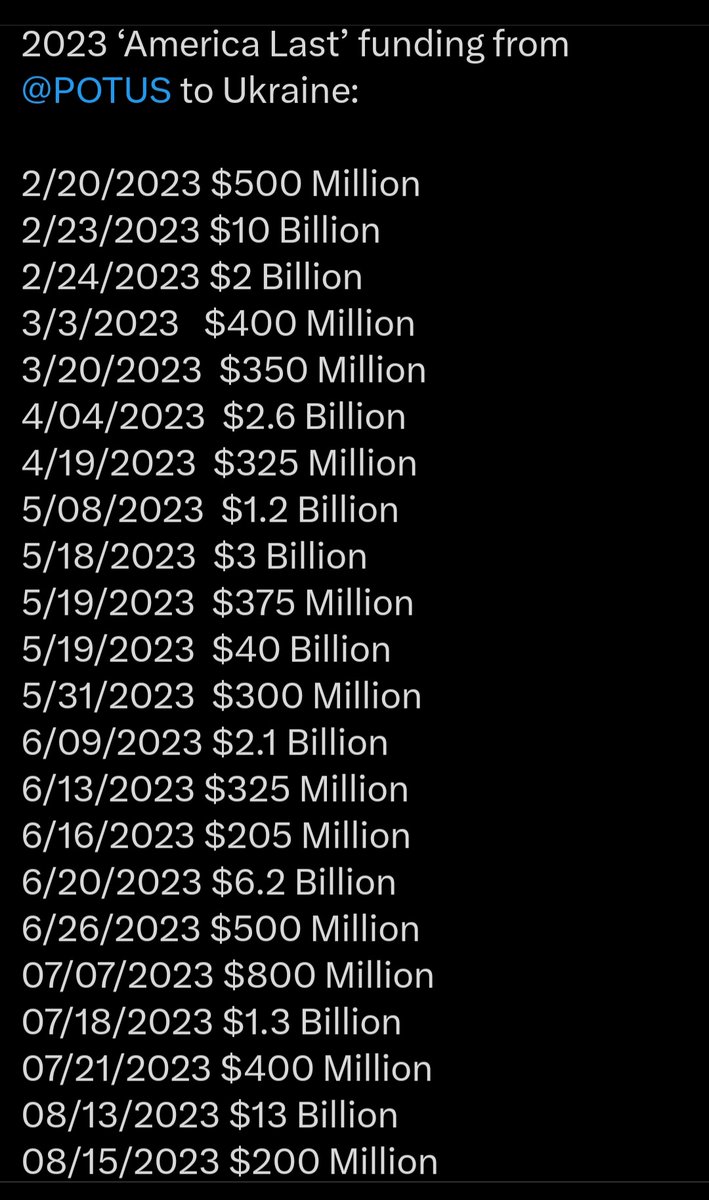 Heather12846372's tweet photo. @OccupyDemocrats As he funnels billions of taxpayer funds to Ukraine 🤦‍♀️ https://t.co/6Yl5O0xA8r