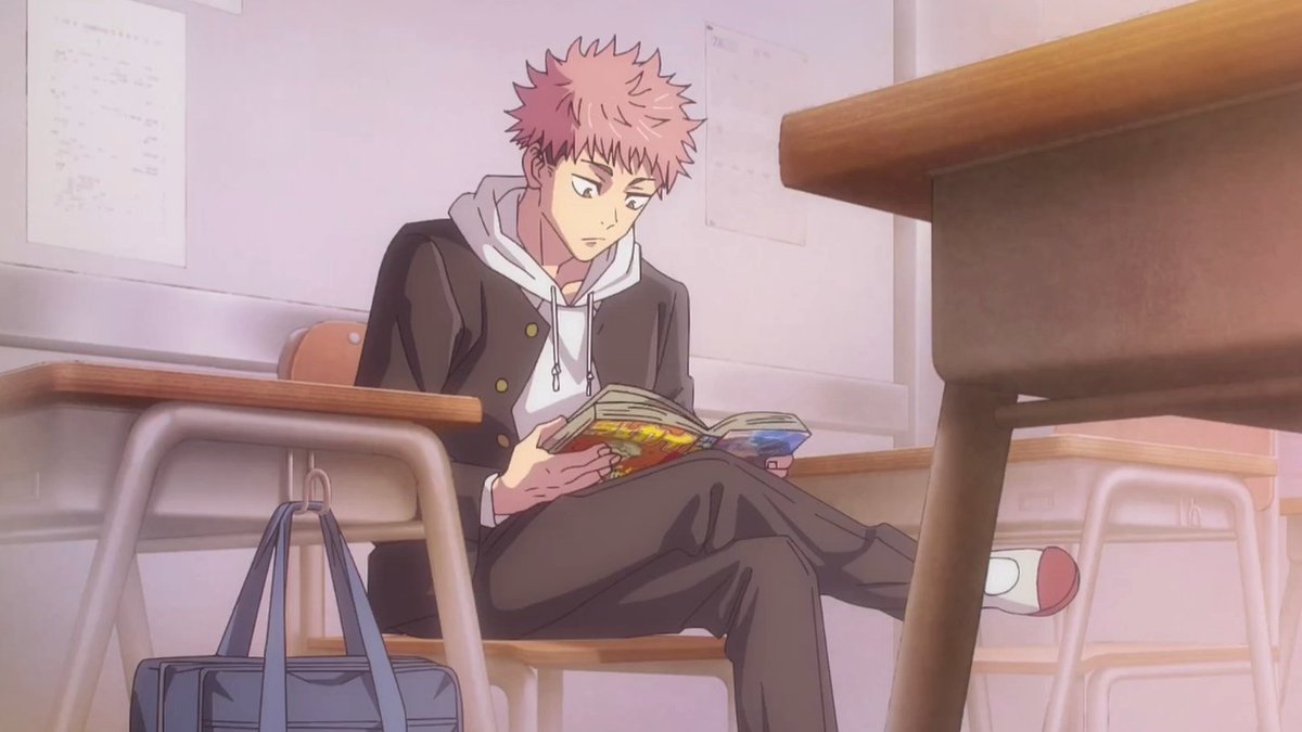akiglow's tweet photo. ele parecendo um personagem de anime de romance aqui 😭
#JujutsuKaisen https://t.co/XWakQ0liOx