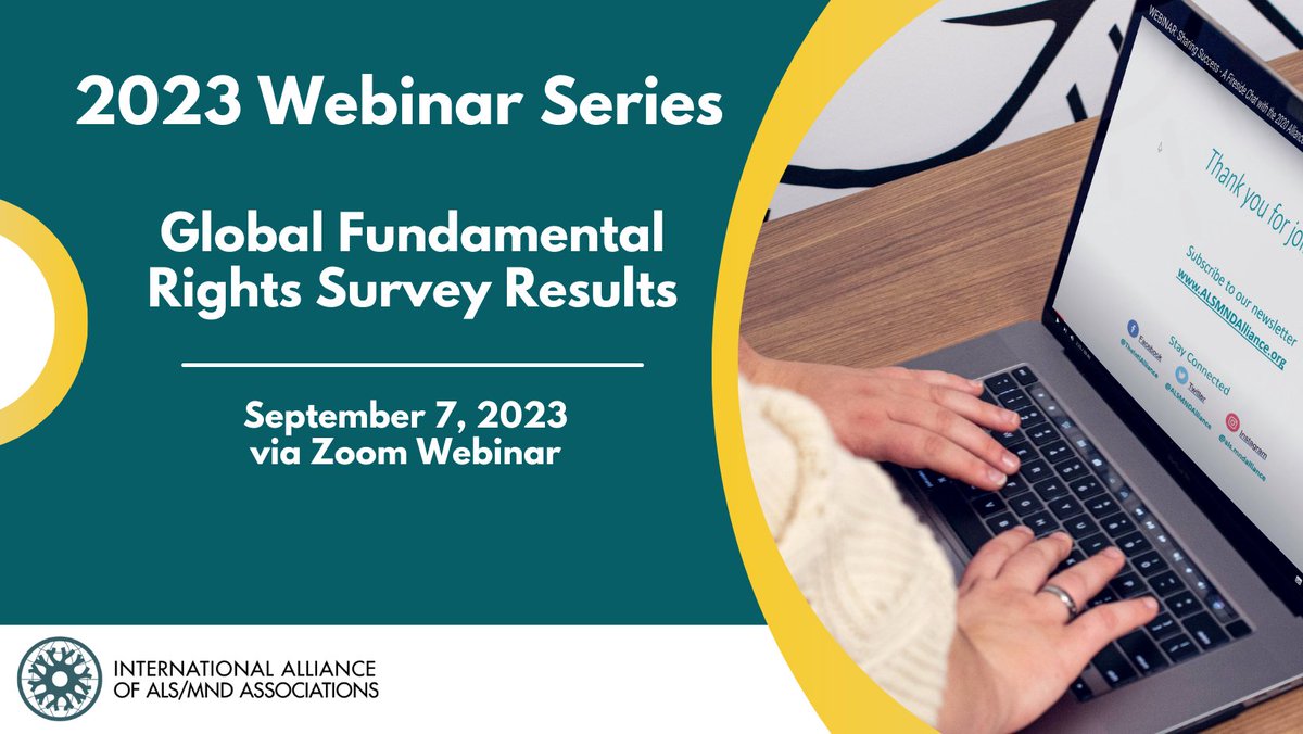 ALSMNDAlliance's tweet photo. NEXT WEEK: Join us for our next webinar, “Global Fundamental Rights Survey Results,” on September 7. Learn more about the data, strengths and weaknesses globally, the topics that require further attention, and how these compare to our 2021 survey.
🔗 https://t.co/vyGQoug9qI https://t.co/8KTbO8j5cA