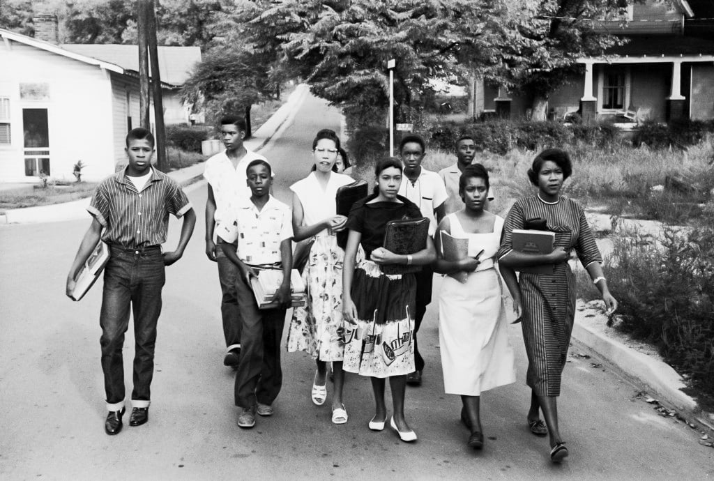 tnstatemuseum's tweet photo. Today in Tennessee is recognized as Oak Ridge 85 and Clinton 12 Day. In August of 1956, Clinton High School would be the first integrated public school in Tennessee, allowing previously segregated Black students to attend the all-white school. More info: https://t.co/31RxocNQwi https://t.co/E1yptPdZLa
