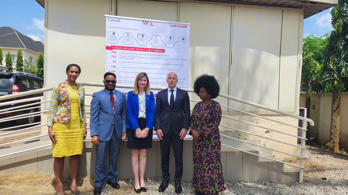 CanHCNigeria's tweet photo. While in Abuja, ADM @cheryl_urban met with some of the 100 organisations supported through the Women’s Voice and Leadership Program, implemented by Action Aid in Nigeria. It has been designed to support grassroot women led organisations in the country. 

@ActionAidNG #SDG5 https://t.co/SOQUOOxoWP