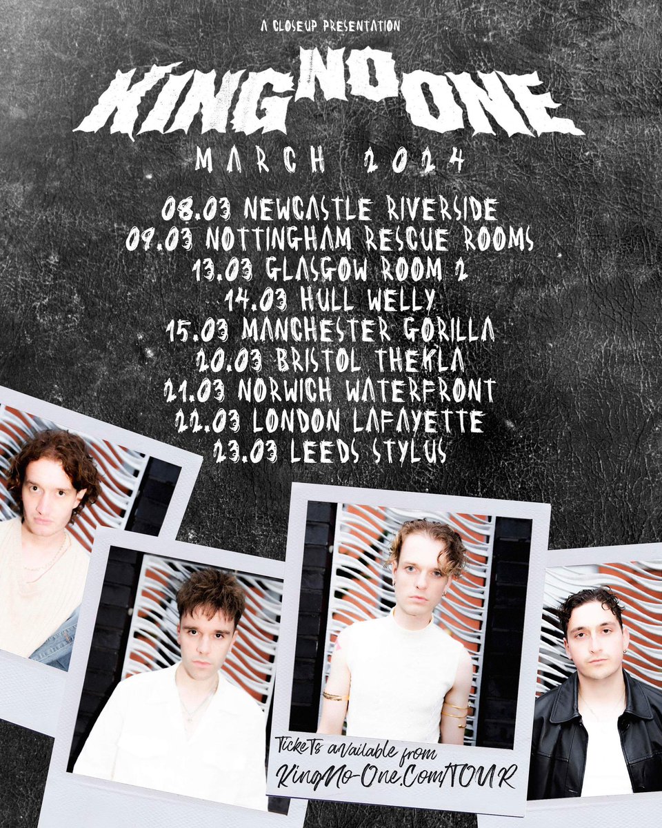 ‘Grandma, do you remember when you saw KNO before they were massive?’ Get your ticket, overdose on wasabi and live to tell your grandkids. Thnx xox 
On sale 10am 🖤