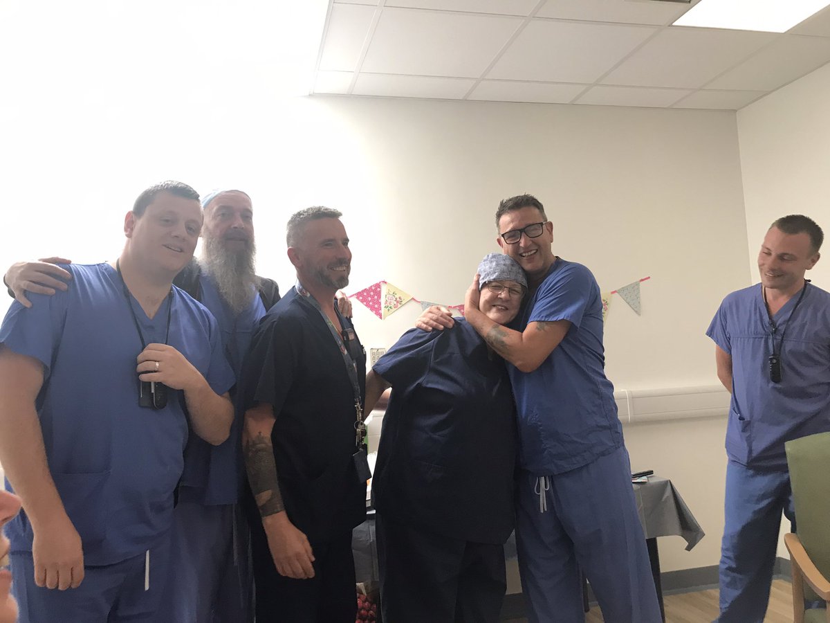 Theatres said happy retirement to to lovely Miss Ward today after 25 years at the trust . Good luck Sue x