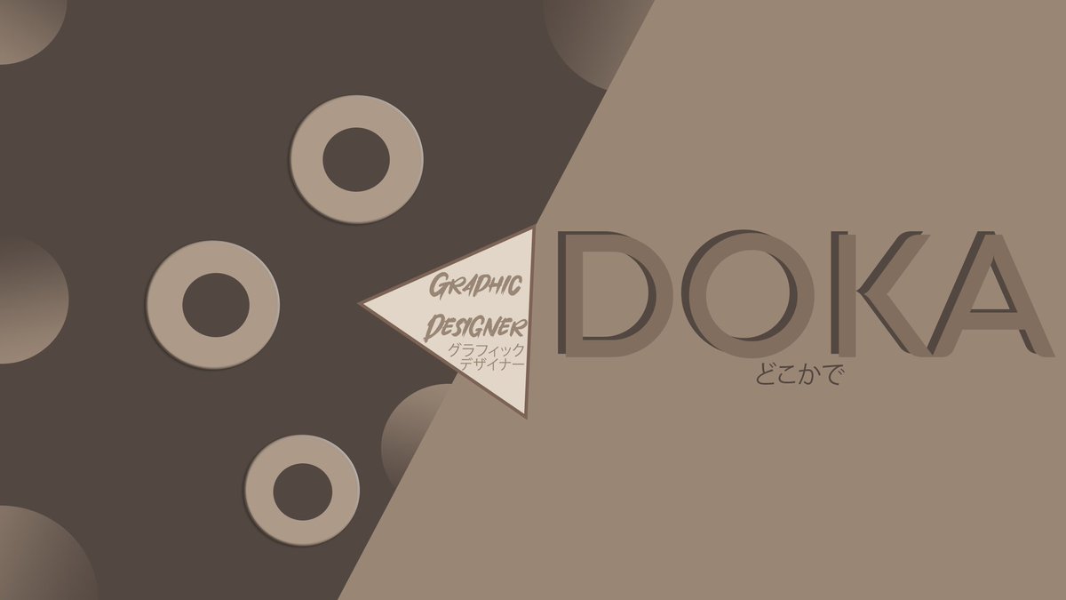 DokaGraphics's tweet photo. Made some new Banners
I call it Mocha ☕️
.
.
.
.
.
#GraphicDesign #GraphicDesigner #Branding #BannerDesign #Banner 
#Mocha #Tan #Brown #DOKA #Circle #Circles #Geometric #Triangles https://t.co/a3P6DZzLJ6
