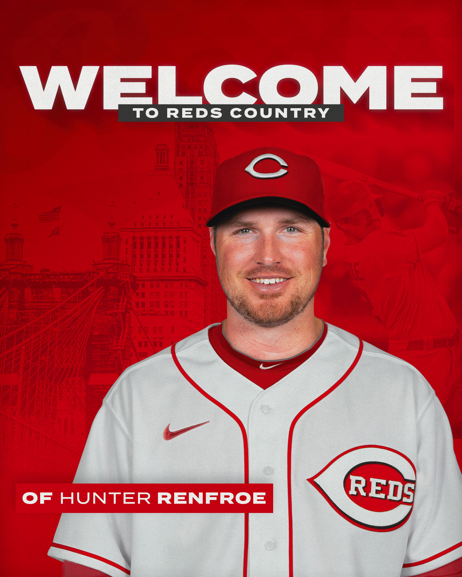 Cincinnati Reds on X: Welcome to Cincinnati, Harrison Bader and Hunter  Renfroe‼️  / X