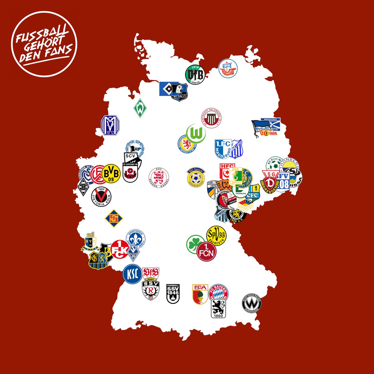 FgdF_Zwickau's tweet photo. New week, new update of our supporters map! This time with @FCUnitedMcr where we featured in the match programme. Thank you! Keep supporting us here: https://t.co/salEwH66zw…
Or directly via paypal: 👉🏼 https://t.co/aoO4AfhK3e
#solidarity #crowdfunding #fgdf #fsvzwickau #fans https://t.co/oTg52S8wHg