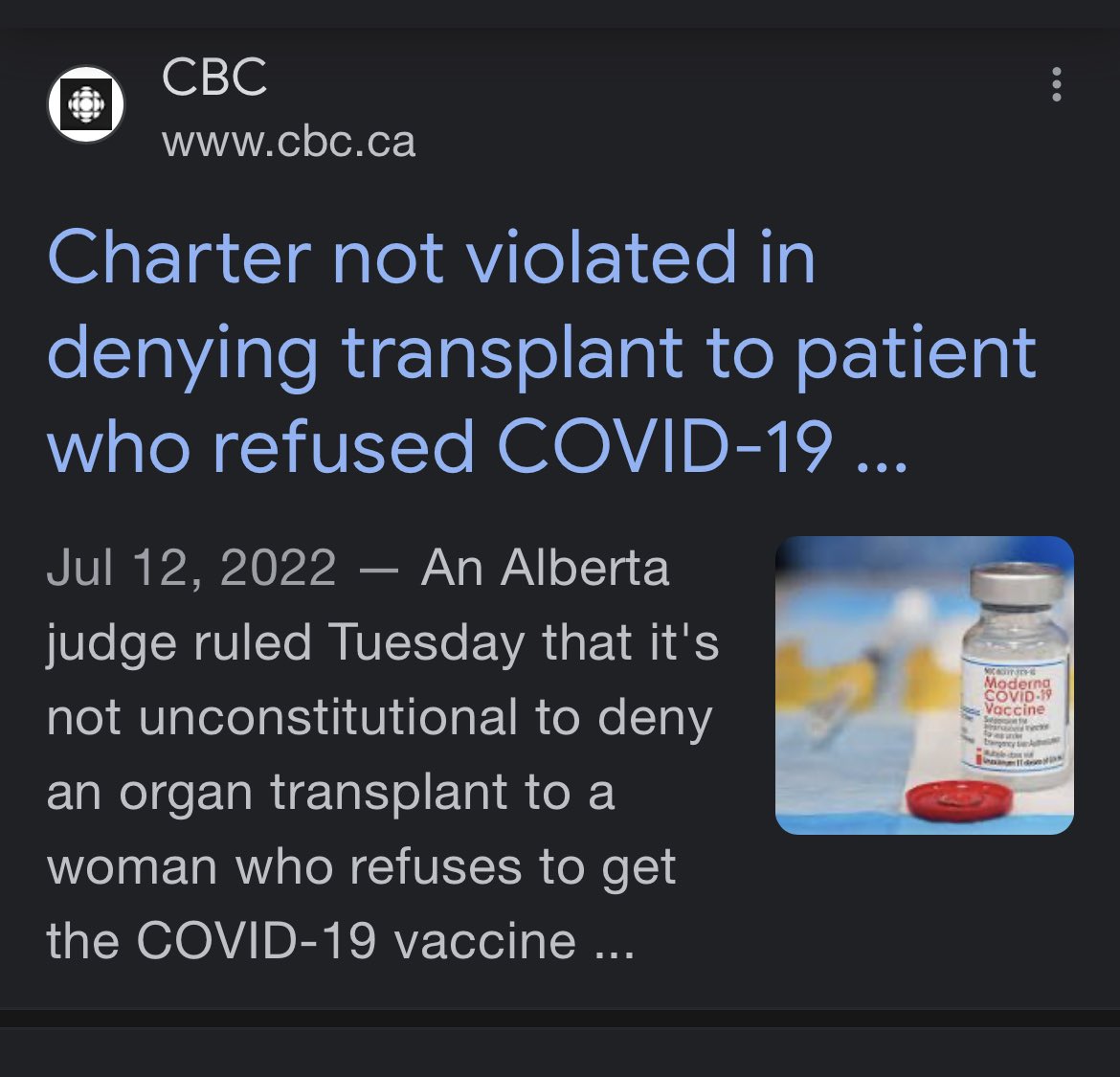 RealCanadianPa1's tweet photo. The same #liberal apologists who would never even dream of #executing the most heinous, viscous, serial killers, have no problem #terminating Canadians for refusing #covid jabs. 

#cdnpoli #aboli #yyc #yeg #skpoli https://t.co/Ulp67DTpxz
