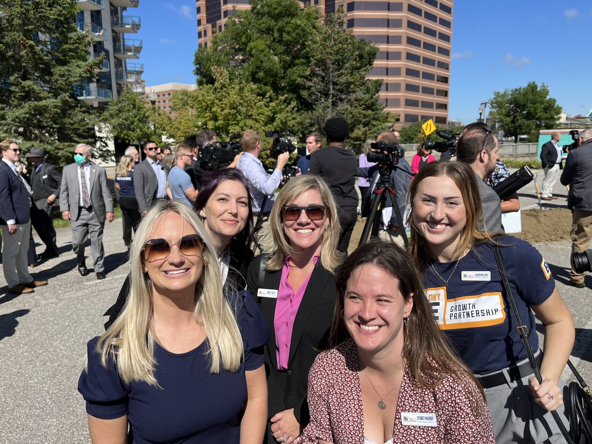 BE_NKY's tweet photo. Yesterday was an amazing day in Northern Kentucky as ground was broken on the OneNKY Center, the future home of the @OneNKY_Alliance, Catalytic Fund of Northern Kentucky, @nkychamber, @meet_nky &amp; us!  Thank you to everyone who joined us! #OneNKY #ChooseNKY https://t.co/7uC3h0E473
