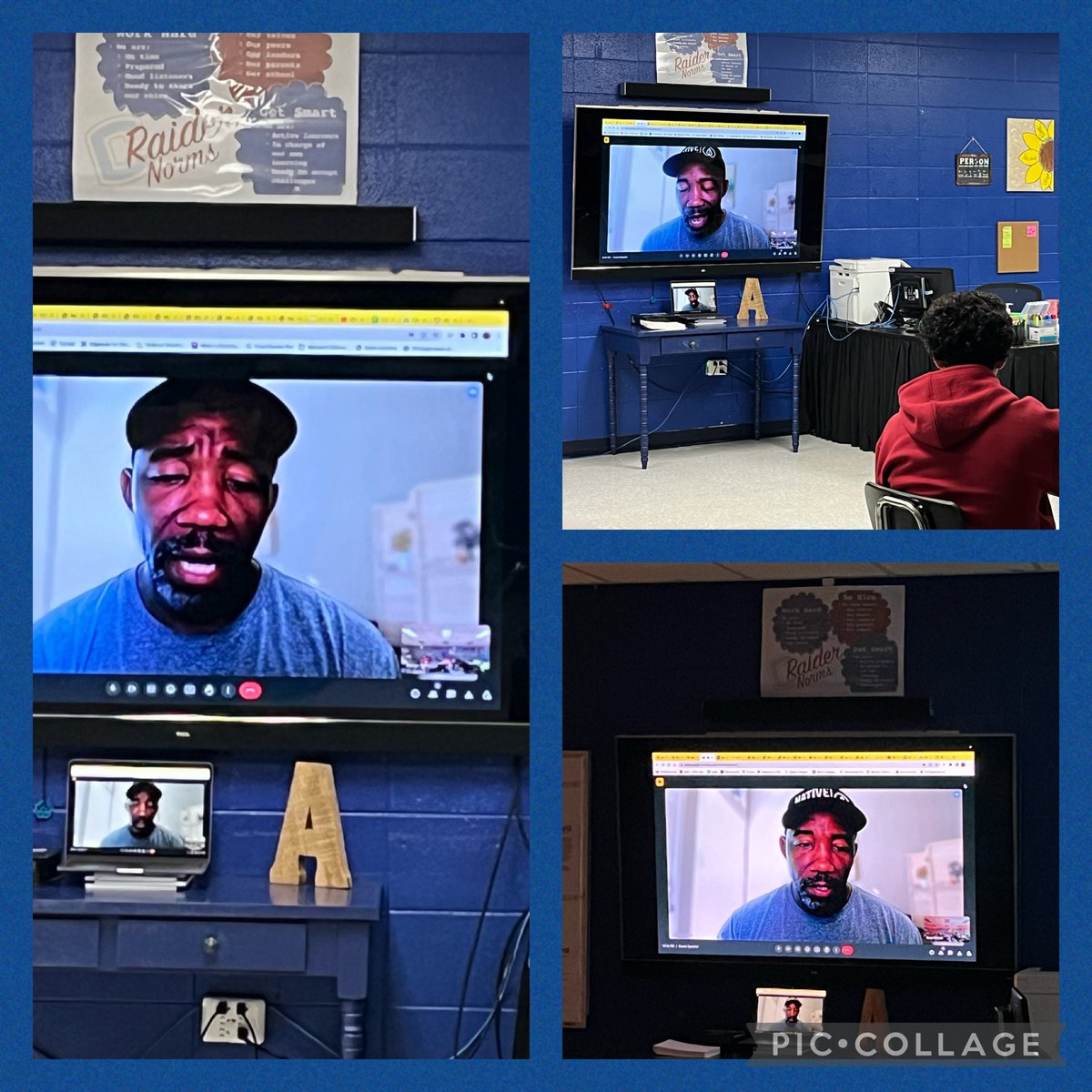 RaiderBusiness's tweet photo. It’s always a great day to be a Raider when CHS Business Academy students get to hear from Alumni and HOF Inductee Quantal Langford @Langfordesign on the importance of communicating and managing a business. @CCSCTE #followyourdreams #RaiderAlum
#Businessmatters https://t.co/6S6wwedziR