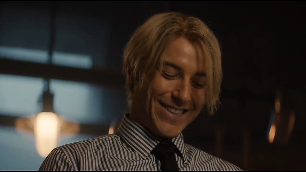 anitanjamerc's tweet photo. can the big sanji accs finish watching #OnePieceLiveAction, sreenshot all scenes/frames of sanji (taz) smiling, and make a twt thread for it? 😔🫵🏻 https://t.co/2BNJNBjR5R