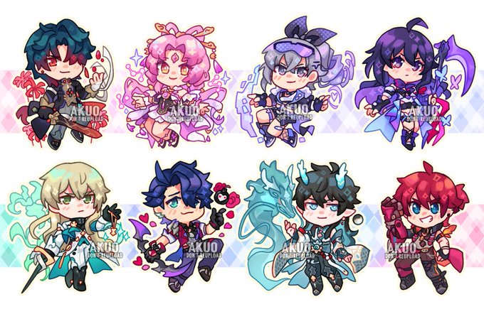 Honkai Star Rail chibisSet 3!! 