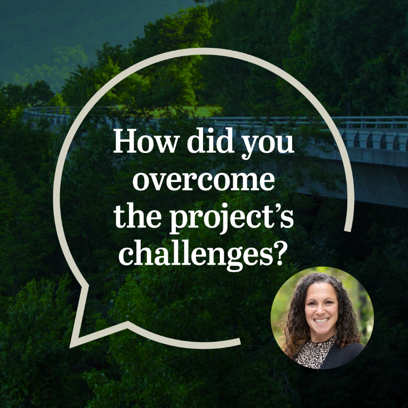 AECOM's tweet photo. Today’s #DeepDive features Allie Velleca, a project manager from @AECOMTransport.  

Allie is supporting @myTDOT’s decarbonization journey by developing tools to identify key projects for funding and measuring their effectiveness in reducing emissions. Read more.