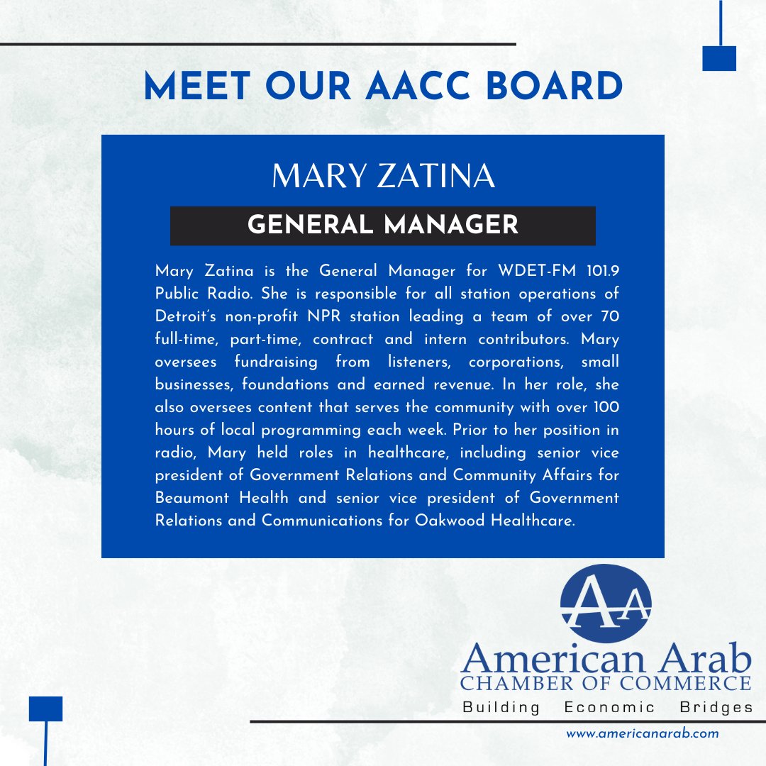 Meet Mary Zatina, General Manager of <a href="/wdet/">WDET 101.9FM</a>!