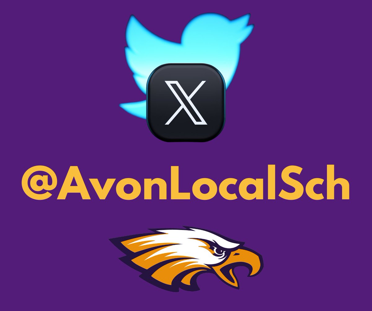 IF YOU ARE READING THIS, STOP and follow us on the new official district X (Twitter) page. GO EAGLES! 
👇
@avonlocalsch
💜🦅
<a href="/ben_hodge/">Ben Hodge</a> <a href="/Fitch_assistant/">Avon Assistant Superintendent</a> <a href="/avoneagles/">avoneagles</a> <a href="/AvonEagleShop/">Avon Athletic Boosters</a>