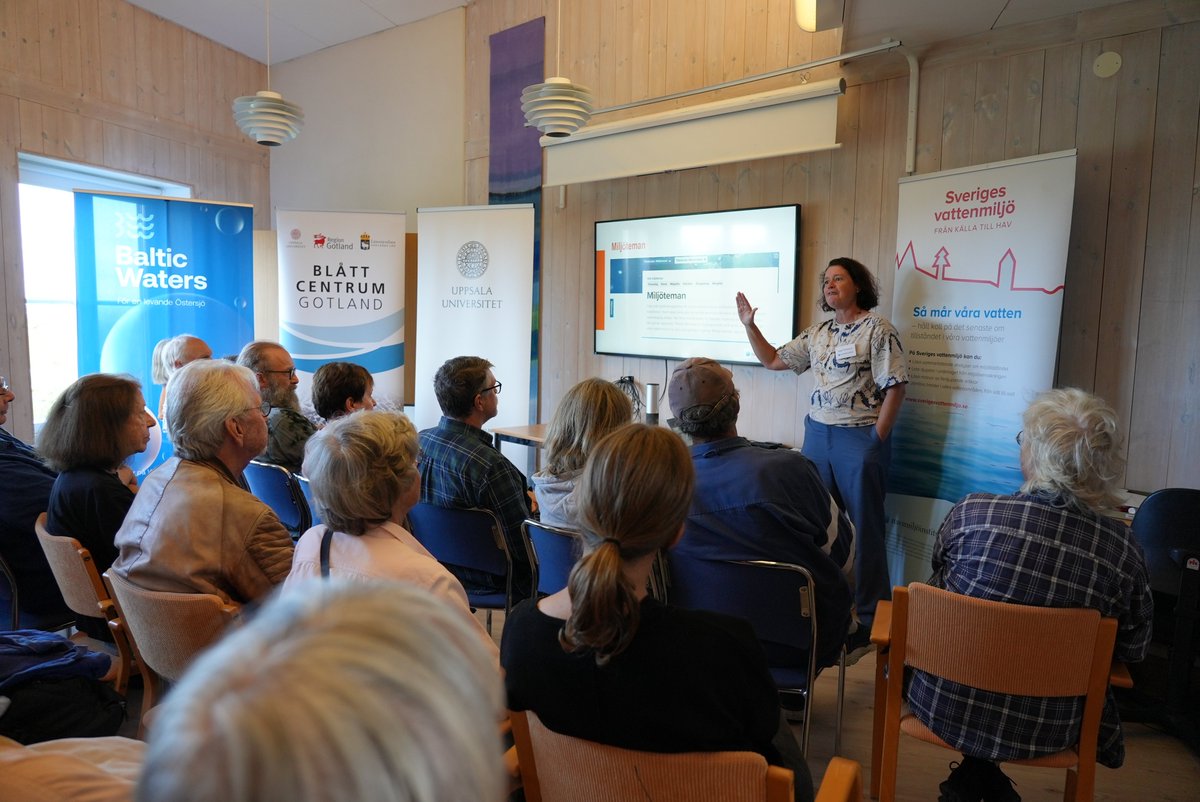BCG_Ar's tweet photo. Fullt hus idag på Forskningsstationen Ar under #Östersjödagen - ett fint tillfälle att fira havet och öka havsmedvetenheten. Tack till alla deltagare och besökare! 😊 @uppsalauniversitet #balticseaday #östersjön #öppethus #ForskningsstationenAr #gotland #recod #bluefood #eurosyng https://t.co/O0DFP2QgdY