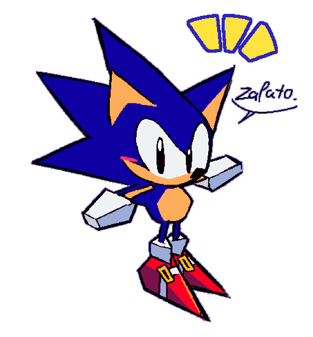 Sonic poligonal XD 