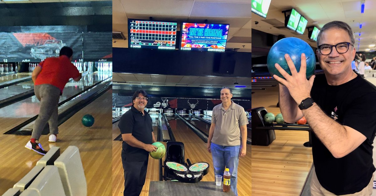 PACIVGroup's tweet photo. *Google search: "Engineers bowling together"

PACIV-PR had fun in their get-together, and yes... they played very well!

#bowling #engineer #math #physics #havingfun #puertorico https://t.co/Ls0odgb4IB