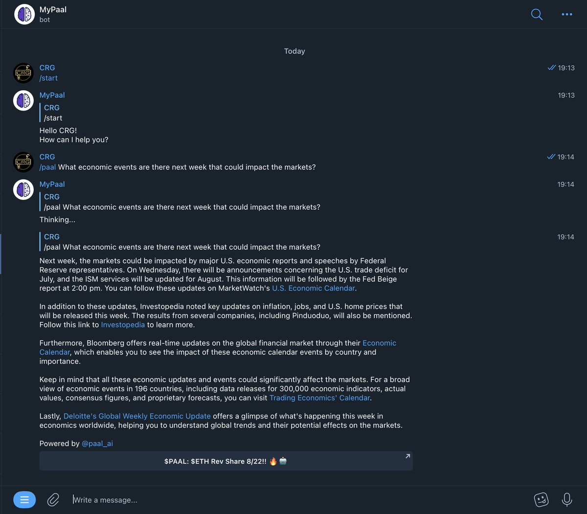 <a href="/PaalMind/">PAAL AI 🧠🤖</a> $PAAL is going to single handedly stop me from losing all my shekels next week