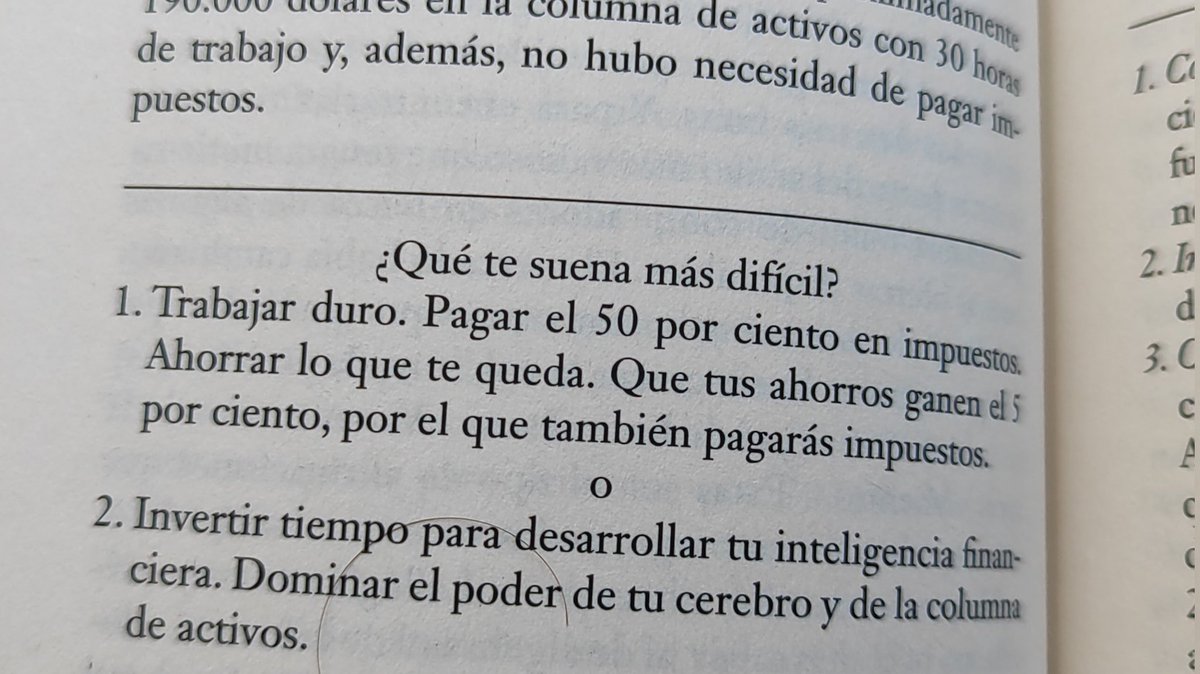 Aprendiendo mucho todas aquellas cosas que no nos enseñan en la escuela. 

#EducacionFinanciera #PadreRico de <a href="/jormoliner/">jorge moliner</a>  (te lo devolveré pronto...)