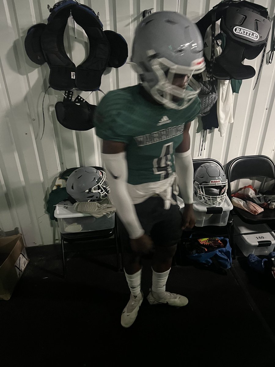 Over excited to say that I will be playing my first college game on sept 11th🔥💯 #WebberWarriors🏈