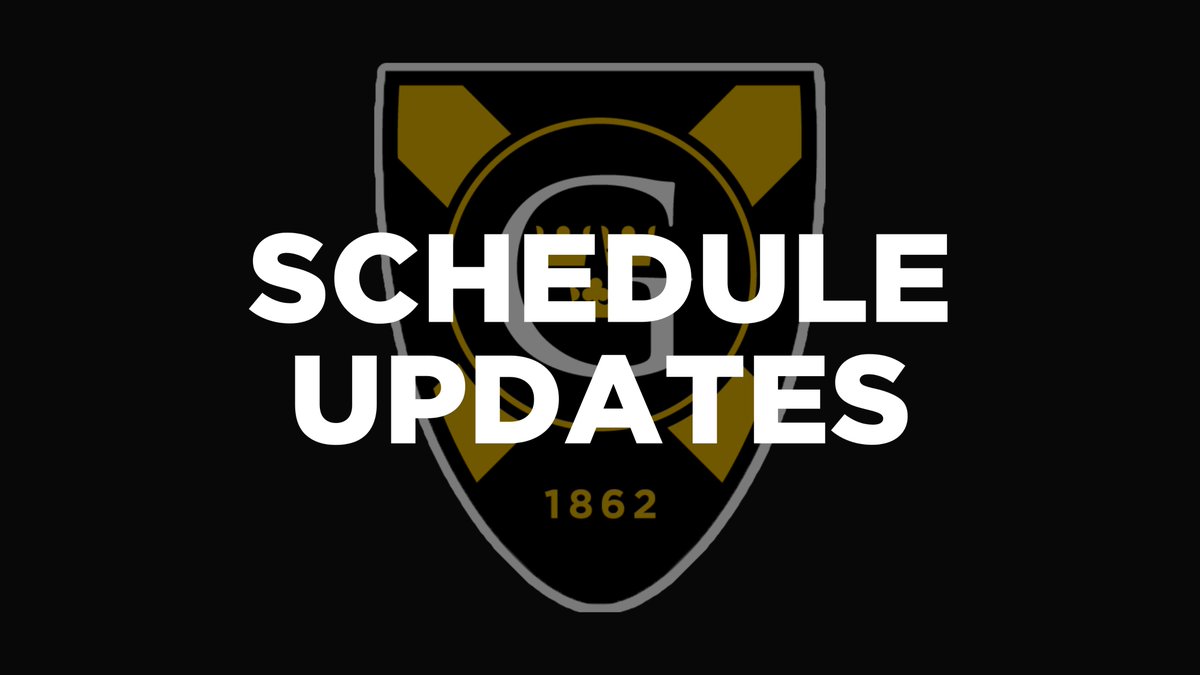 Due to the forecasted heat during the afternoon hours this weekend, multiple schedule changes have been made for @GAC_Football, @Gustie_Soccer, and @GustavusSoccer Details: gogusties.com/news/2023/8/31…