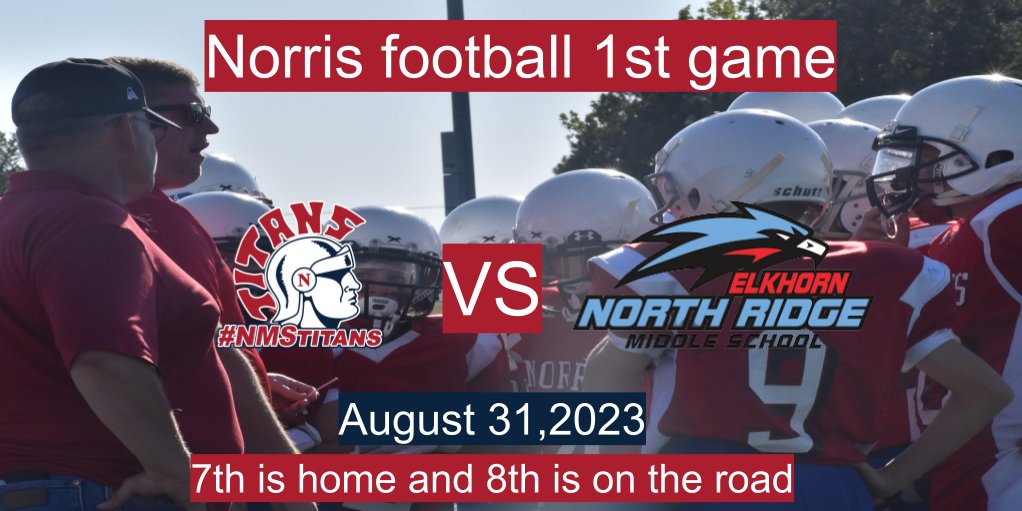 NMS_Titans's tweet photo. Game Day! Let's Goooooo!
#nmstitans #titanstogether #Believe
๐ดโช๏ธ๐ต https://t.co/bp899b1c1E
