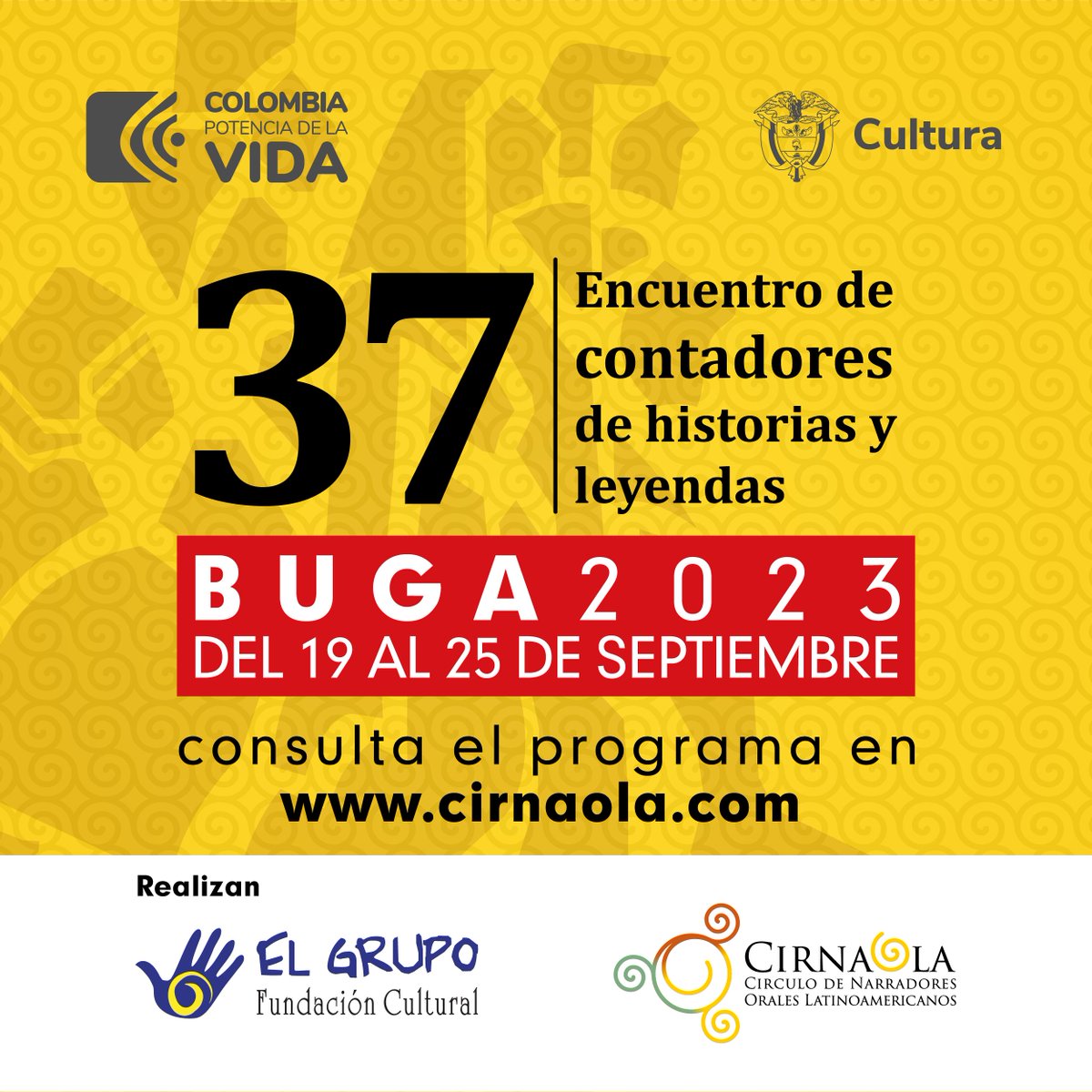 bugahistorias's tweet photo. Evento apoyado por el Programa Nacional de Concertación Cultural del Ministerio de Cultura. https://t.co/fg06Ou06kN