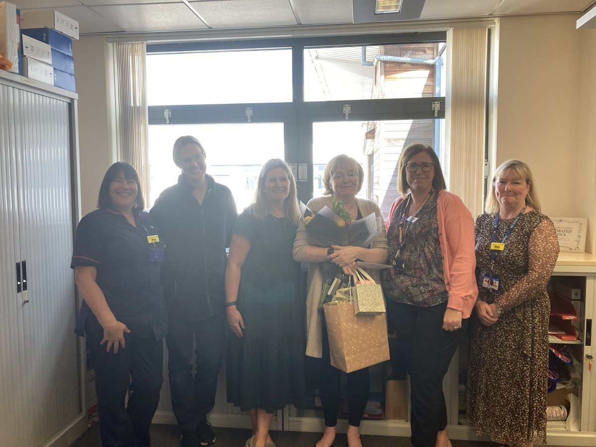 Nottingham West Community Services (@nottinghamwest) on Twitter photo This week we said said goodbye and happy retirement ( for now ) to our lovely Linda Hall who has been incredible in supporting our carers NW. Enjoy the break and we look forward to seeing you back in October 🎉🥳😊
<a href="/NicolaZurawliw/">Nicola Zurawliw RGN, BSc, SPQDN, QN, educator</a> <a href="/NottsHealthcare/">Nottinghamshire Healthcare</a> <a href="/TowneClaire/">claire towne RN, DN, BSc, Queens Nurse💙</a> <a href="/DebTowers/">Deb Towers</a> This week we said said goodbye and happy retirement ( for now ) to our lovely Linda Hall who has been incredible in supporting our carers NW. Enjoy the break and we look forward to seeing you back in October 🎉🥳😊
<a href="/NicolaZurawliw/">Nicola Zurawliw RGN, BSc, SPQDN, QN, educator</a> <a href="/NottsHealthcare/">Nottinghamshire Healthcare</a> <a href="/TowneClaire/">claire towne RN, DN, BSc, Queens Nurse💙</a> <a href="/DebTowers/">Deb Towers</a>