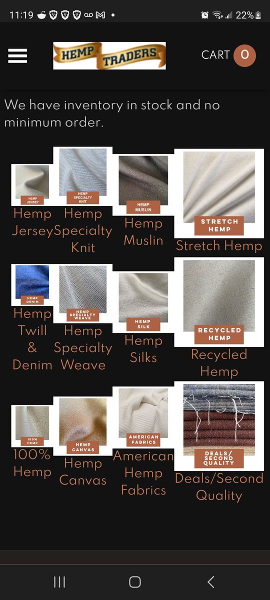 jeffsbluedream's tweet photo. The worlds largest assortment of fine hemp fabrics Follow link to visit website for more info https://t.co/dCWTEhvMm0 https://t.co/ZkejfUnwyr