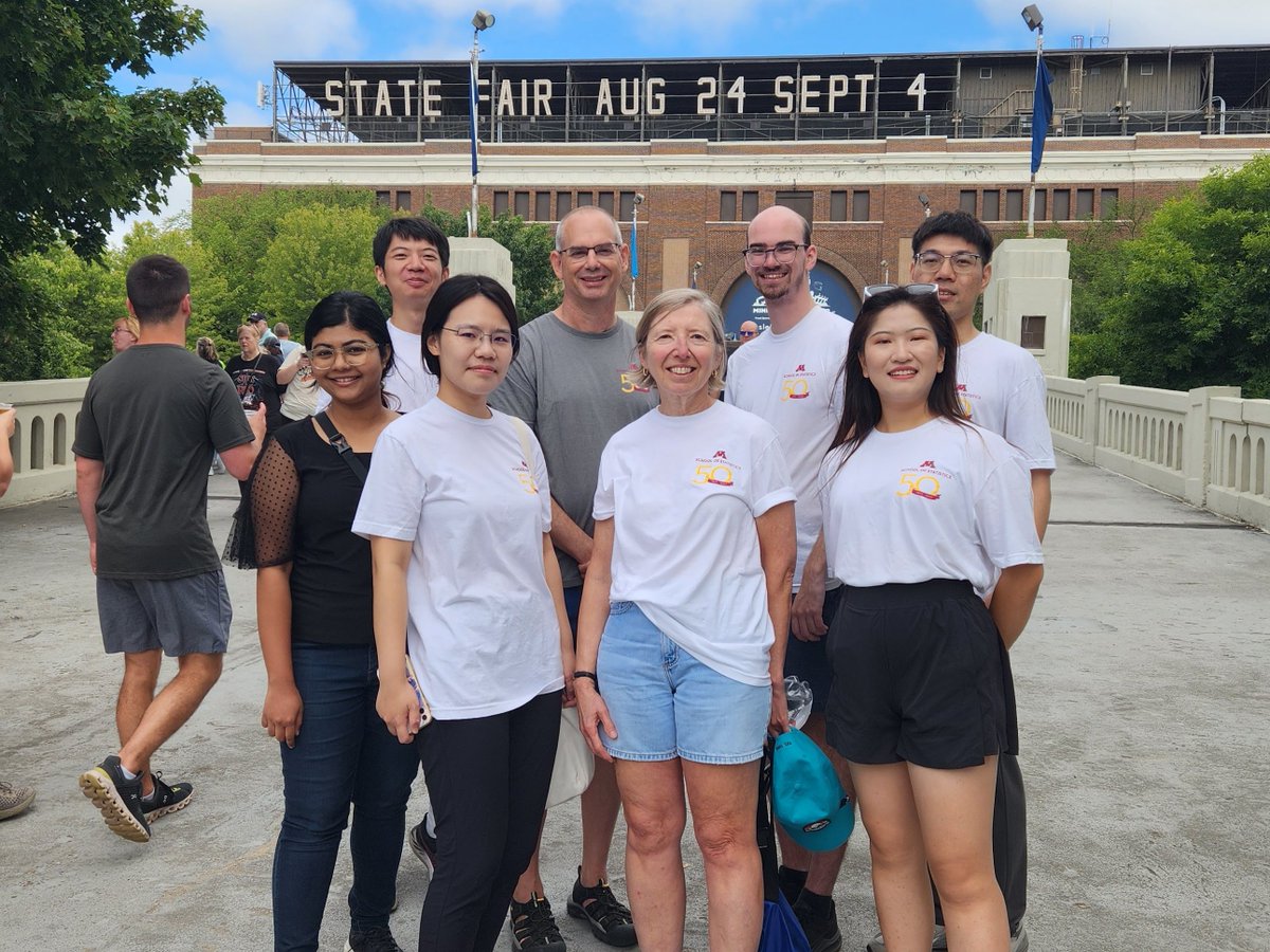 UMN Statistics at the MN State Fair! Our students and educators are soaking up the last bit of summer before classes begin next week. 🎡