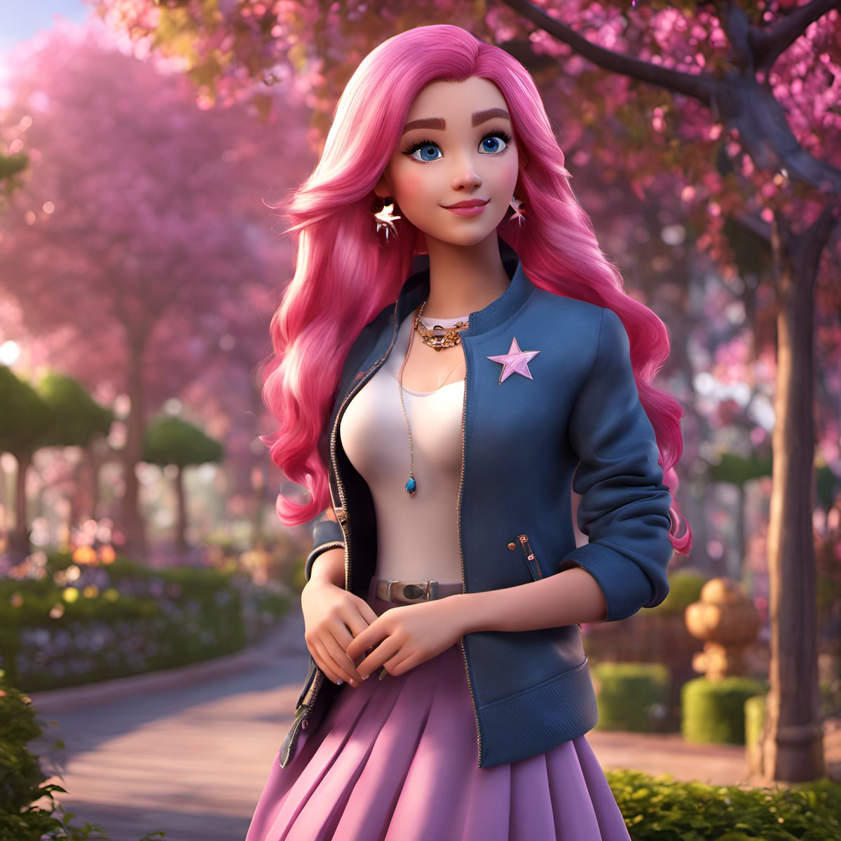Splend_AI's tweet photo. A new Disney princess? 👸

#girl #niji #princess #disney #castle #pink #aiart #fantastic #portrait #AiCommunity #cartoon #aiartcommunity #artwork #ai #MadeWithSplend https://t.co/eVLdjGTJBX