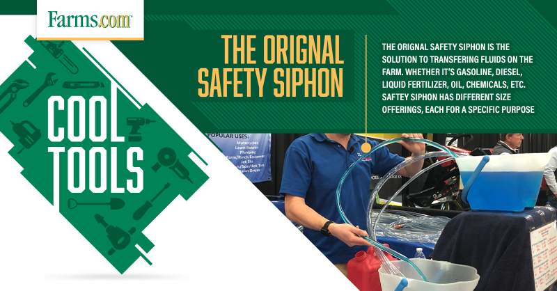 OntAg's tweet photo. Today's #CoolToolTuesday:
Siphons are cool and handy tools on the #farm!
The Safety Siphon is designed to transfer gasoline, diesel, liquid #fertilizer, oil, chemicals, etc., safely, quickly, and easily.
See more on this awesome #FarmTool ⏬
#AgNews #CdnAg #OntAg #AgTwitter