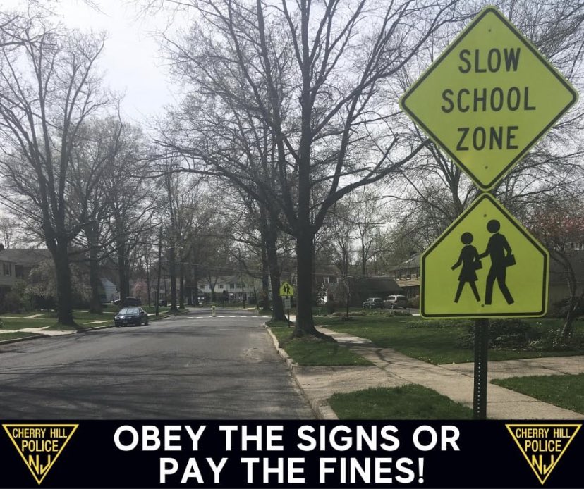 CherryHillPD's tweet photo. Back-To-School time means more vehicles on our neighborhood streets. CHPD would like to remind all drivers that the speed limit is 25 MPH in all residential areas. Obey the signs or pay the fines!

Please email all comments to CHPDSocialMedia@cherryhillpolice.com

#CherryHillPD https://t.co/DpLAzyjSMk