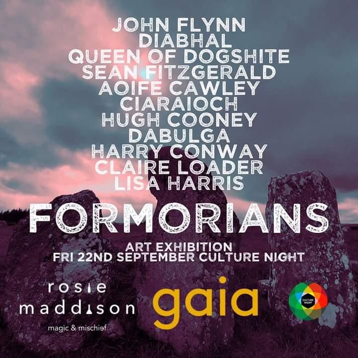 My first ever exhibition! Formorians are mythical, hideous creatures from the underworld. Some say they were the first race to land in Éire. 
This exhibition is bringing together a bunch of incredible Irish artists who are drawing their inspo from all things Ireland.