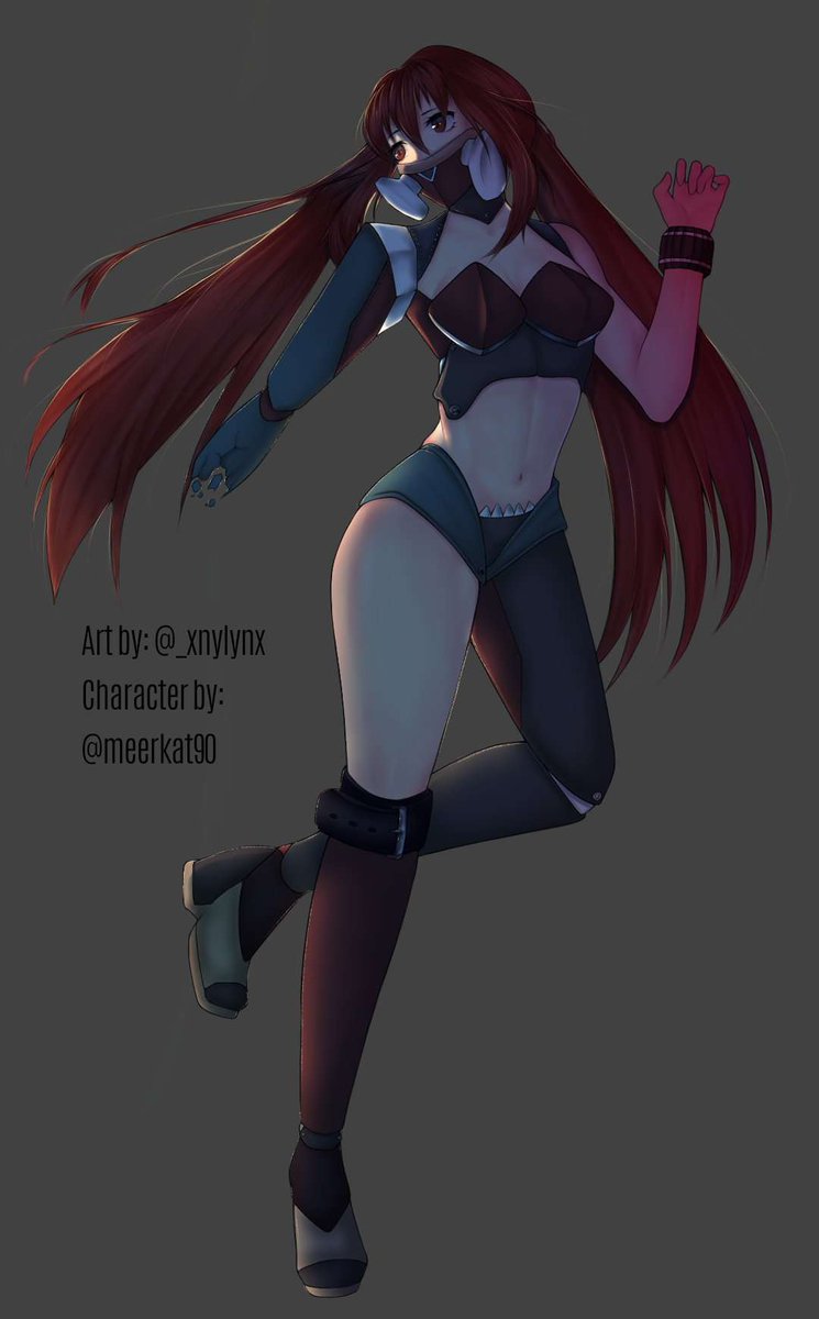 Found an old piece done by the always amazing <a href="/xianglynx_/">Xiangling</a>. Looking back on it, it still stuns me how gorgeous gimme looks, even got it as my new phone screensaver.