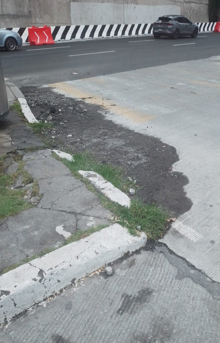 Nuevamente Solicitamos ayuda para levantar el remanente de las reparaciones en mario pani esq. Lateral autopista