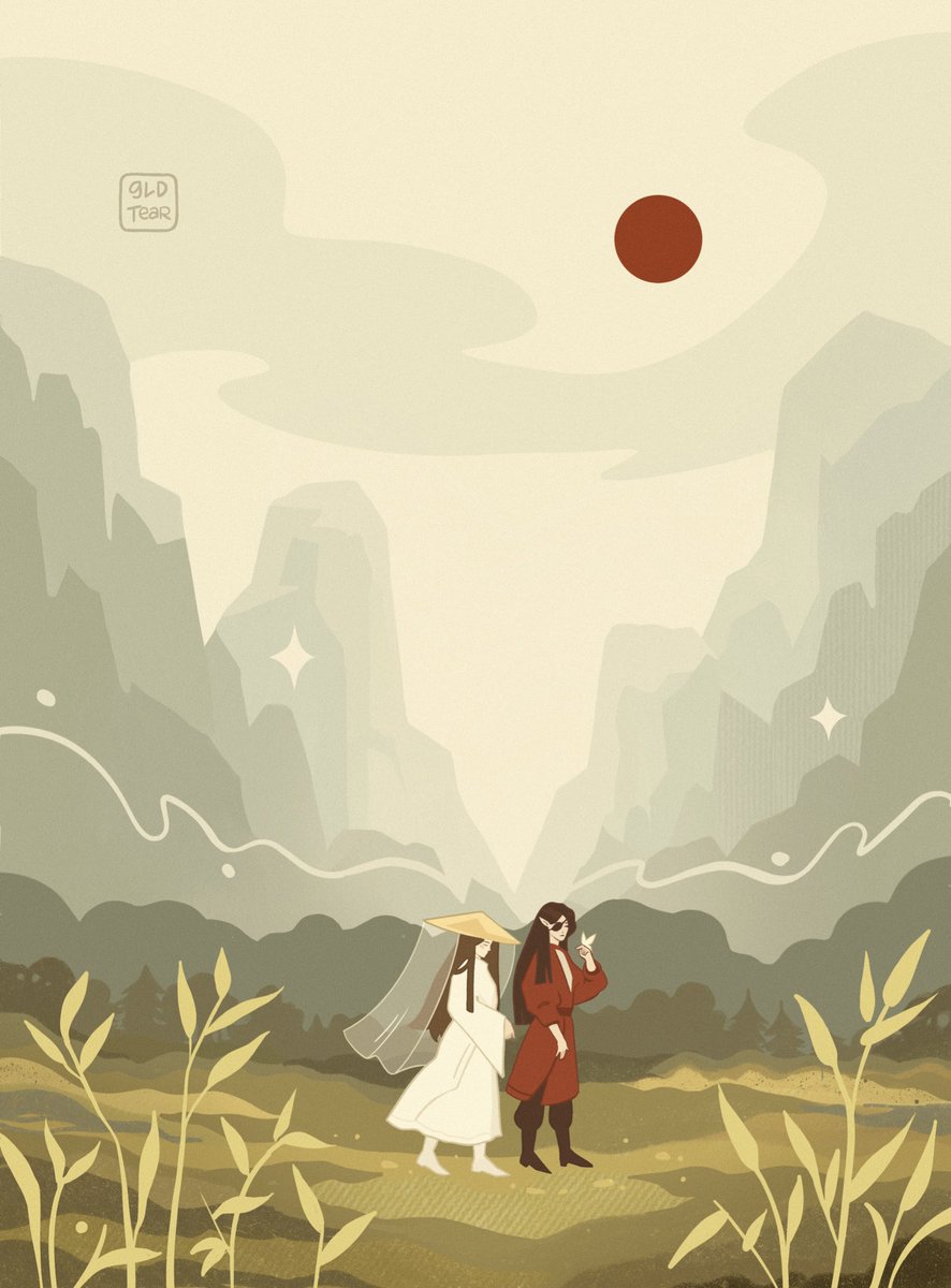 i’ve become hualian number two fan after pei ming because no one beats him 

#天官賜福 #tgcf #hualian #tgcffanart