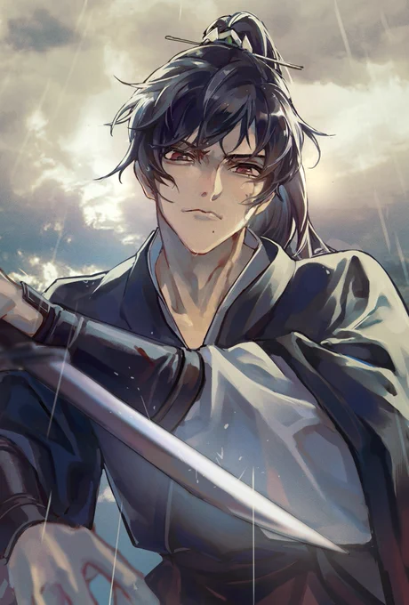 #ganling #ganning #lingtong #甘寧 #凌統Original artwork Gan Ling, finished last year. Planning to print it. 