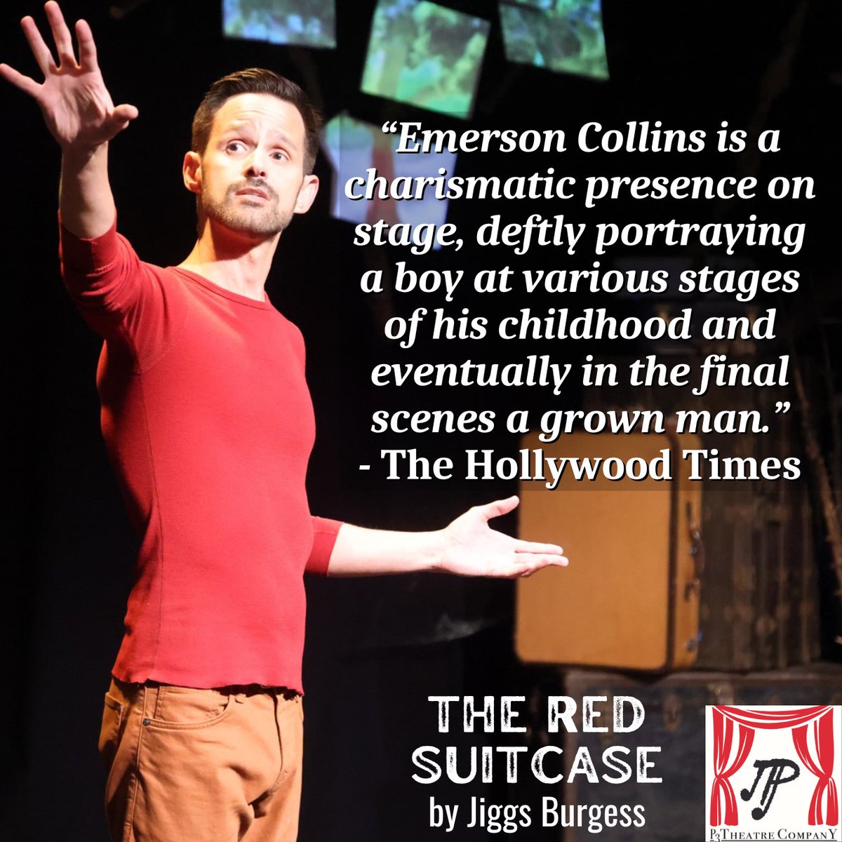 I’m incredibly proud of this show!! We close the World Premiere of The Red Suitcase this Sunday, 9/3
It’s special because it’s the fruition of the work we’re doing at the <a href="/DelShoresFound/">Del Shores Foundation</a> to elevate new LGBTQ+ writers.
If you’re in LA, come join us!
p3theatre.biz