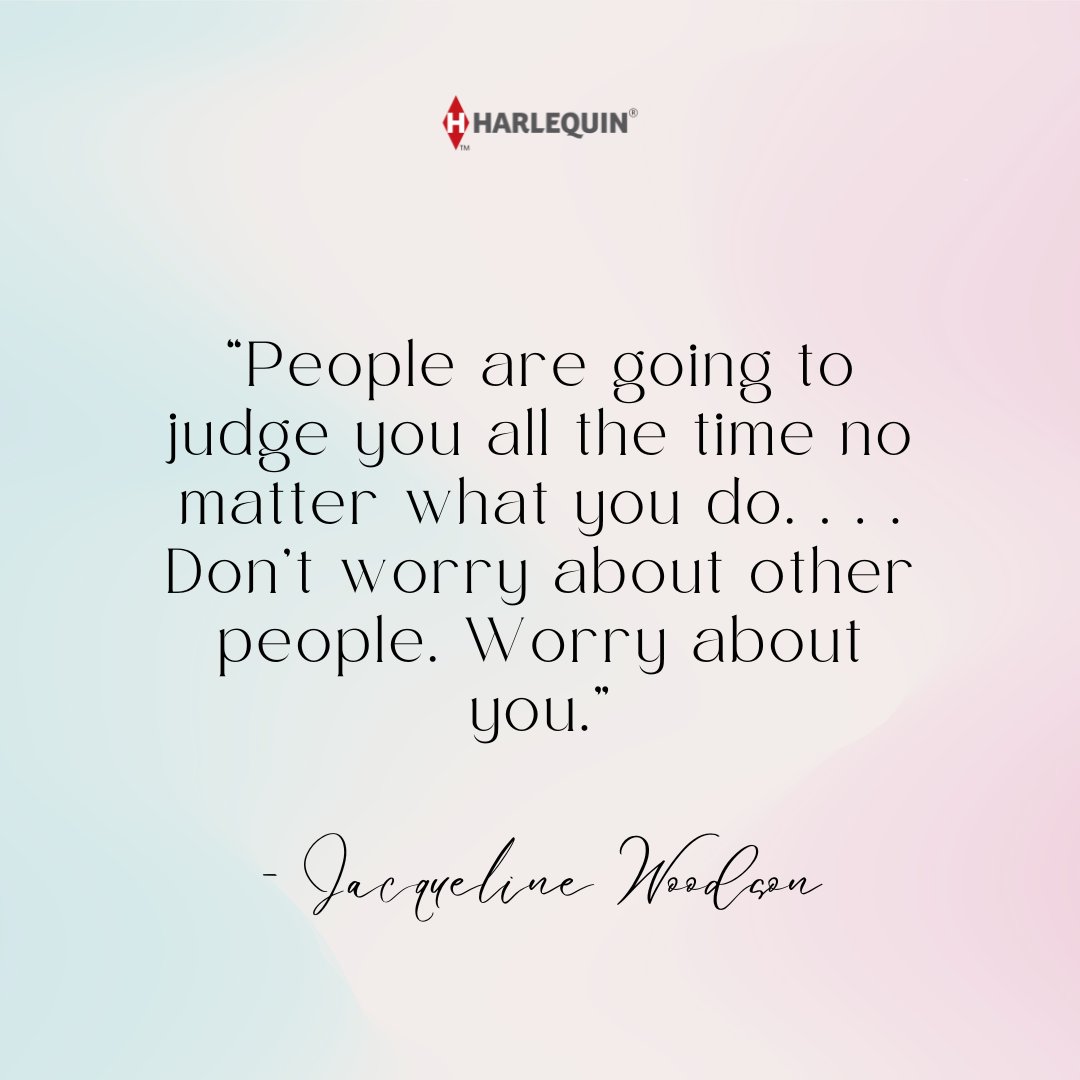 Write4Harlequin's tweet photo. We love this quote from Jacqueline Woodson! https://t.co/VR64DjLhLl
