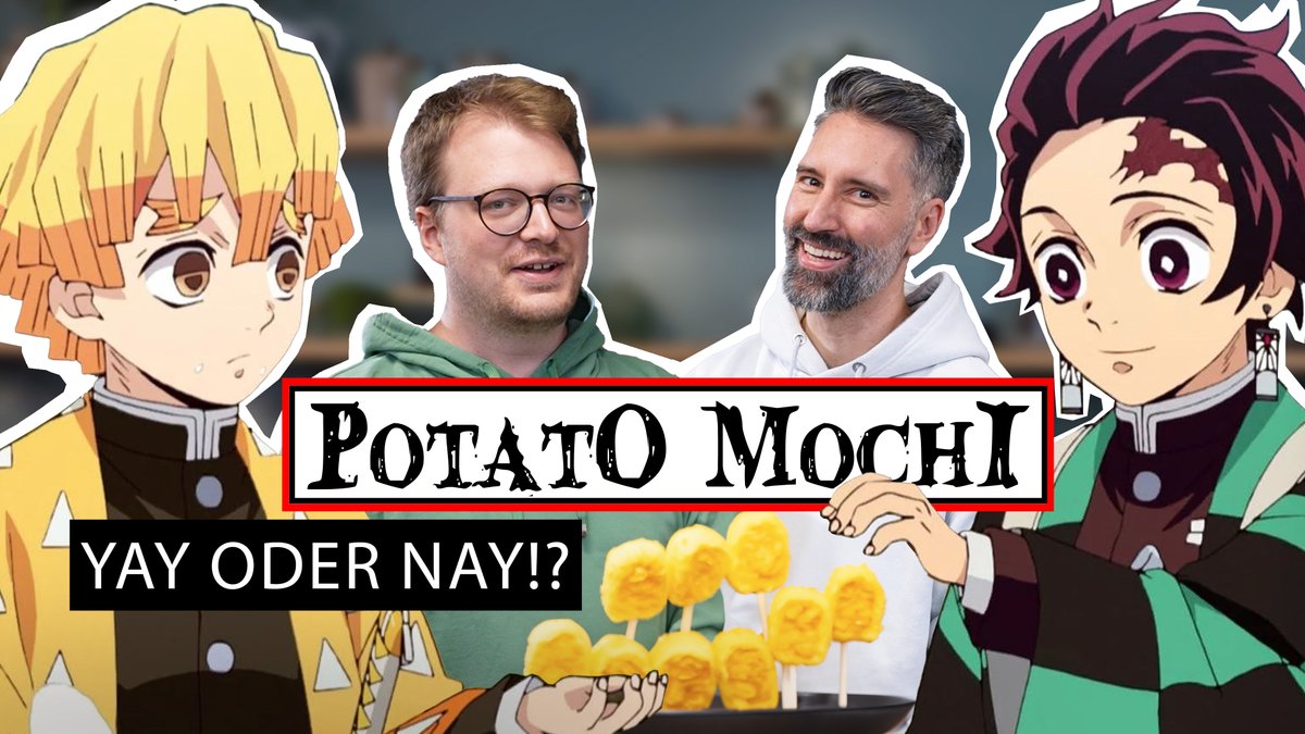 timfeldner's tweet image. Maxis und meine "Küchenfails" gehen weiter!😅 Heute: "Demon Slayer Kartoffel-Mochi" - YAY oder NAY!? youtu.be/iAp3xCRlYT4