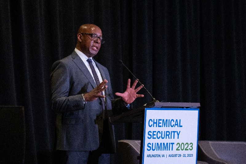 CISAgov's tweet photo. We just wrapped up the 2023 Chemical Security Summit! Thank you to everyone who attended and participated in fantastic discussions and conversations to enhance #chemicalsecurity this week.
#BestSummitEver https://t.co/p32V0tBckl